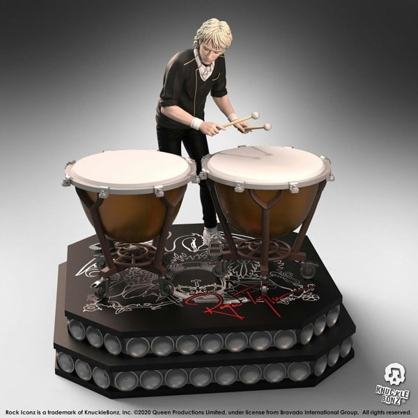 queen roger taylor  hand cast hand painted limited edition 1:9 scale knucklebonz