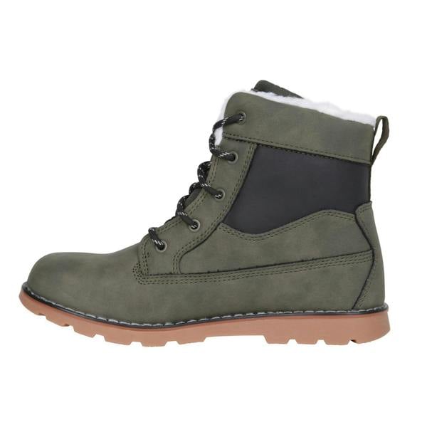 Mountain Warehouse Childrens/Kids Chestnut Borg Waterproof Casual Boots - Khaki Green - 
