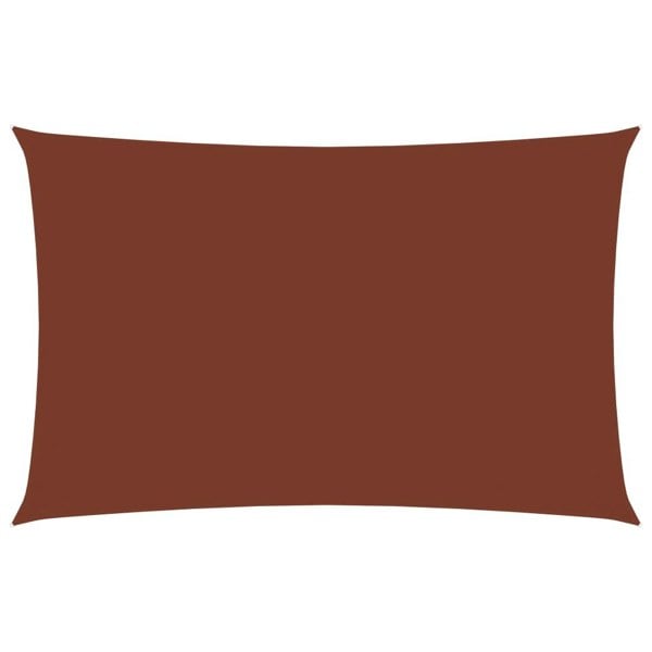 Berkfield Sunshade Sail Oxford Fabric Rectangular 2x5 m Terracotta
