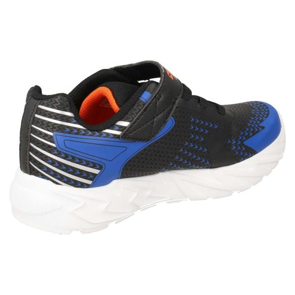 Skechers Boys Skechers Light Up Hook and Loop Casual Trainers Flex Glow Bolt 400138