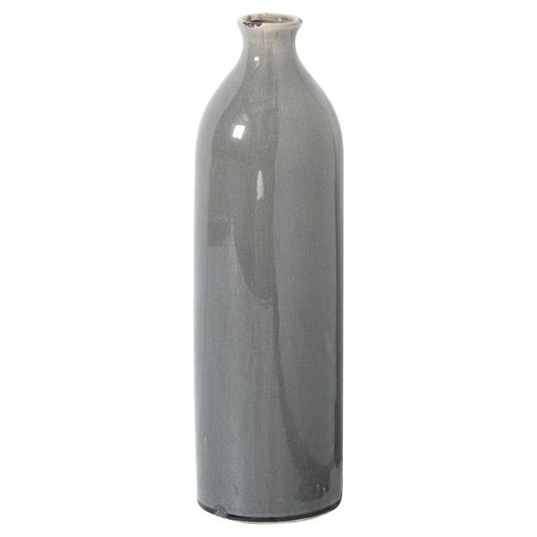 Hill Interiors Garda Gisela Glazed Vase - Grey - 
