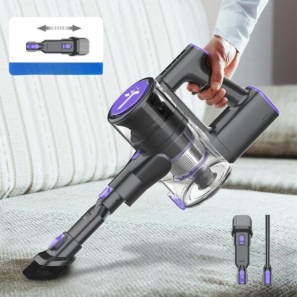 Teendow Cordless Handheld Vacuum Cleaner, 23KPa Suction, Brushless Motor and 450ml Dust Container