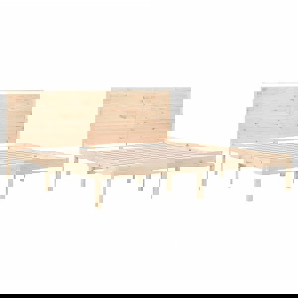 Berkfield Bed Frame Solid Wood Pine 200x200 cm