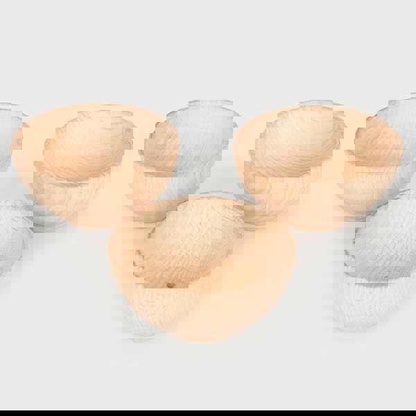 tickit Natural Wooden Bowls