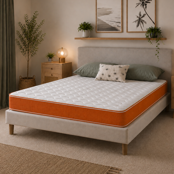 eXtreme Comfort Shorty Memory Foam Sprung Mattress - Coil Springs & Memory Foam Layer