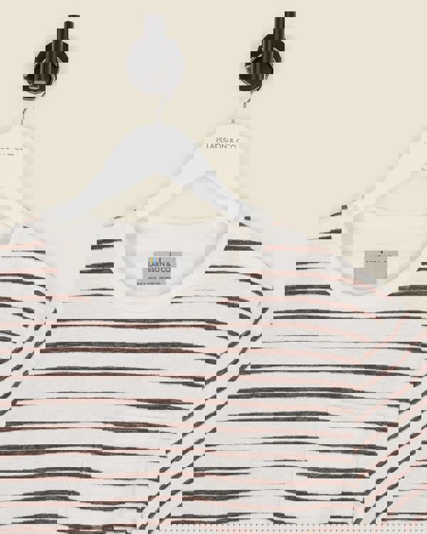 Larsson & Co Striped Towelling T-Shirt