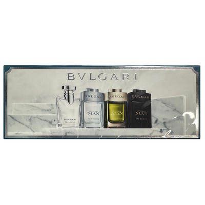 Bvlgari Man Miniature Set - Pour Hoome, Rain Essence, Wood Essence + Man in Black