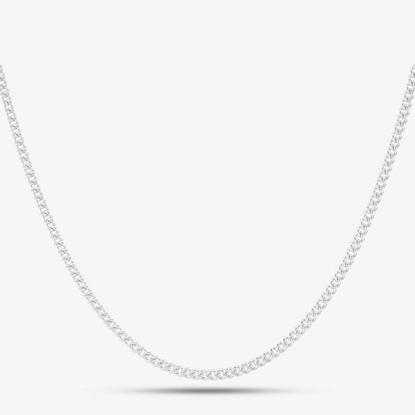 T. H. Baker Silver 32inch Curb Chain GK-N2517