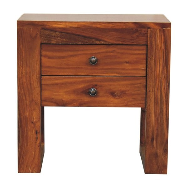 Artisan Furniture U-Square Honey Bedside