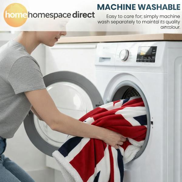 Union Jack Fleece Blanket - Red, White & Blue