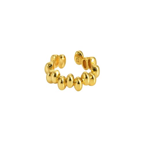 Gold Trip Pebble Ear Cuff - Gold