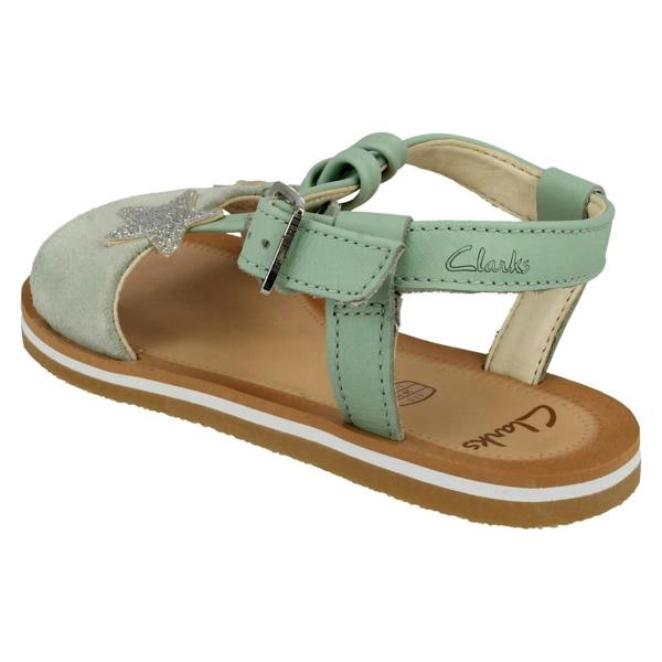 Clarks Girls Clarks Star Detailed Sandals Finch Summer K