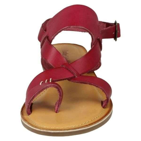 Leather Collection Ladies Leather Collection Toe Loop Sandals F00127