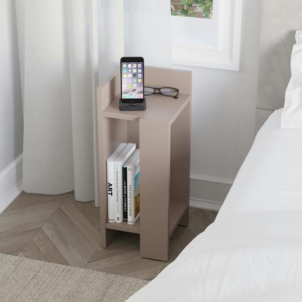 Decortie Elos Modern Bedside Table Left Module Narrow 25cm