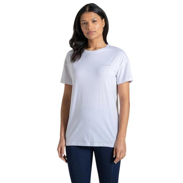 Craghoppers Womens/Ladies Back Print T-Shirt - Optic White - 
