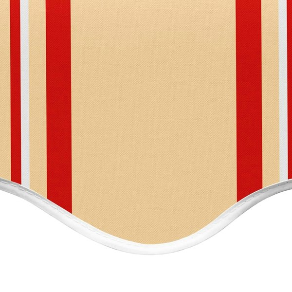 Berkfield Replacement Fabric for Awning Yellow and Orange 6x3.5 m