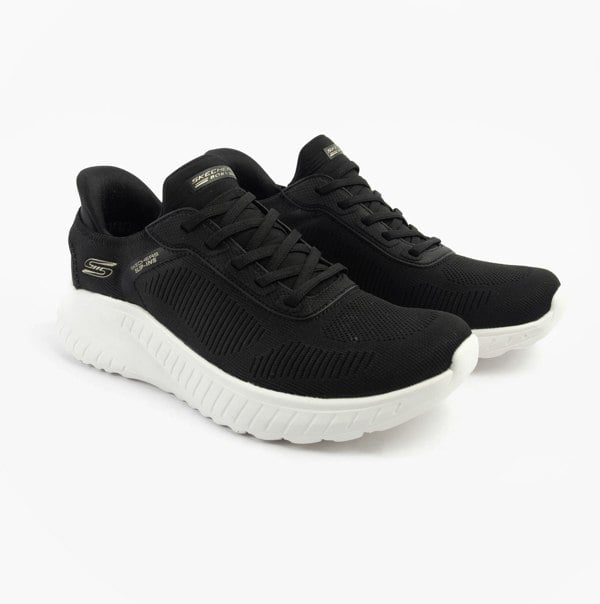 Skechers BOBS SPORT SQUAD Womens Trainers Black