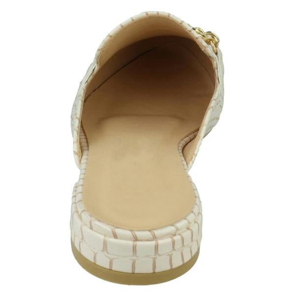 Spot On Ladies Spot On Wide Fit Open Back Mules F80536