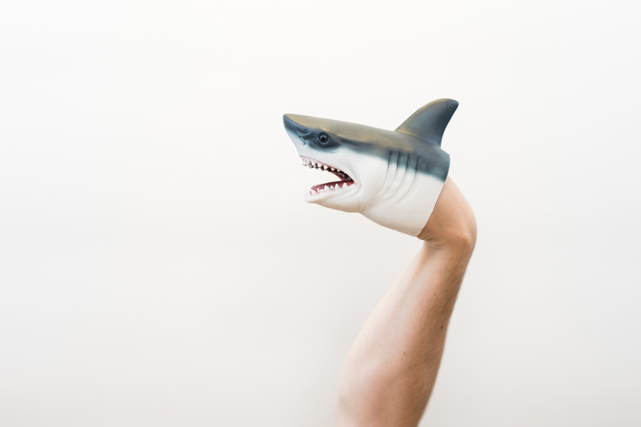 Wildthings Wild Thingz Shark Hand Puppet