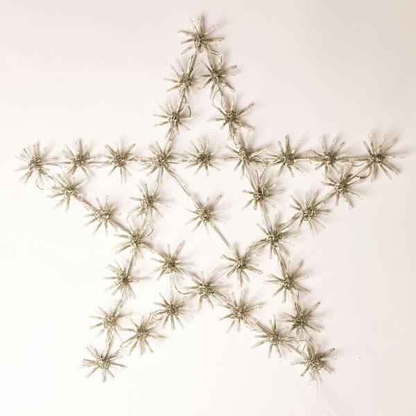 65cm Starburst Star Shape Silhouette with 360 Warm White Twinkling Micro LED Lights image 6