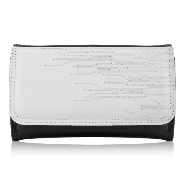 Benjamin Tate Design Digital With Technology Circuit Board Maxi Purse