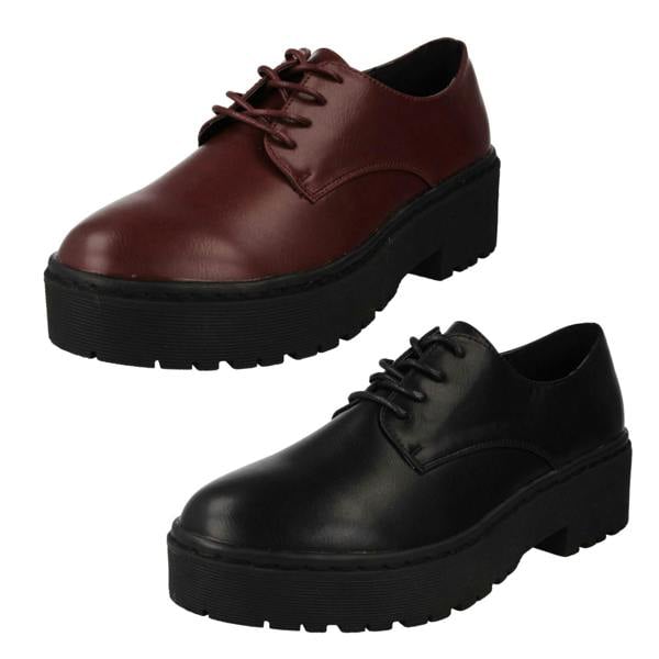 Spot On Ladies Spot On Platform Shoes