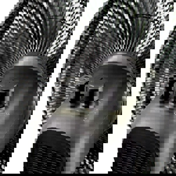 igenix 12 Inch Pedestal Fan, 7 Blades, 3 Speeds, Black