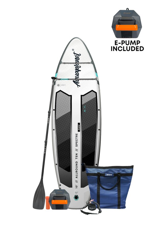 Aquaplanet ALLROUND TEN 10' Inflatable Paddle Board Package - Spectre