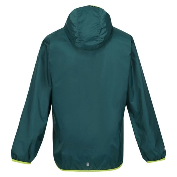 Regatta Great Outdoors Childrens/Kids Lever II Packaway Rain Jacket - Pacific Green