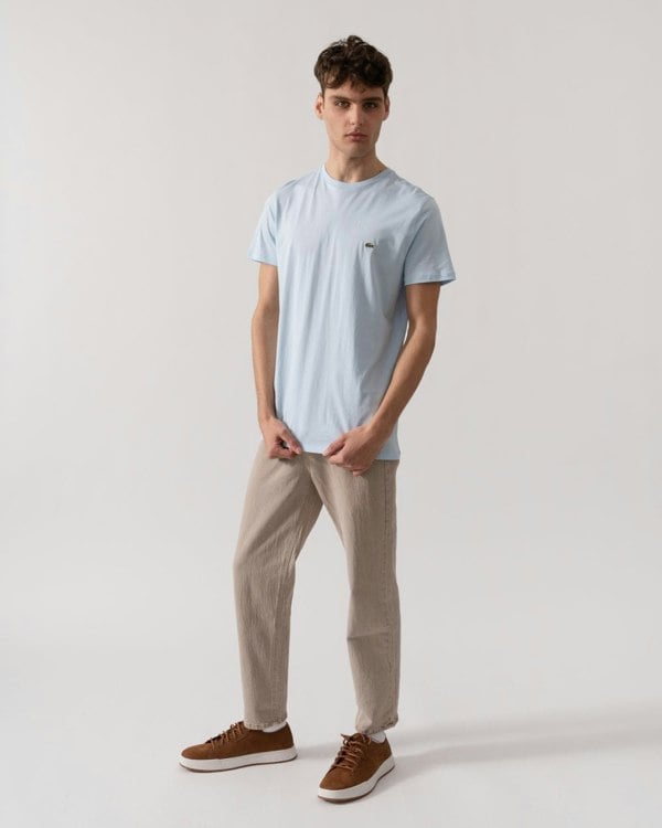 Lacoste Mens Crew Neck Pima Cotton Jersey T-Shirt - Rill T01