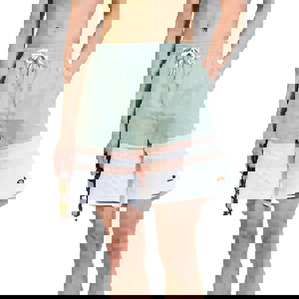 Ellesse Metuli Swim Shorts Green/Off White