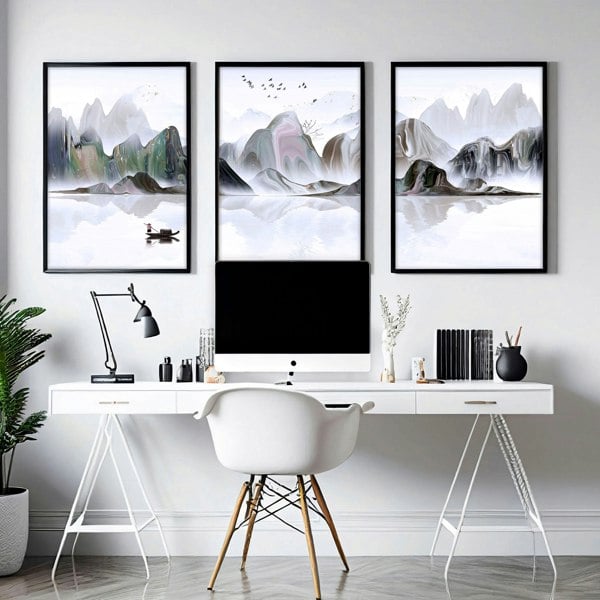 Cool office decor | set of 3 wall art prints