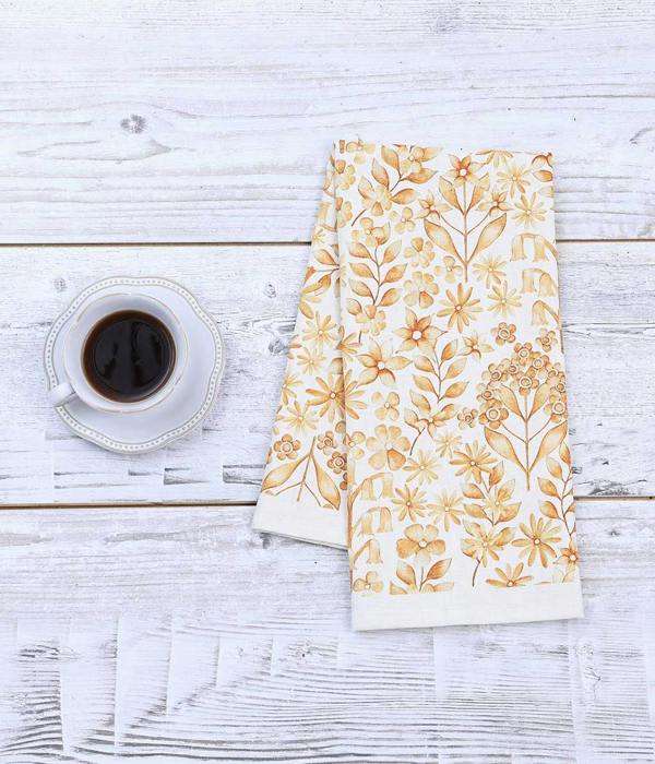 M.M Linen Lill Teatowel Ginger