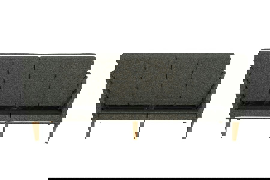 Dorel Home Regal 3-Seater Sofa Bed Fabric Grey