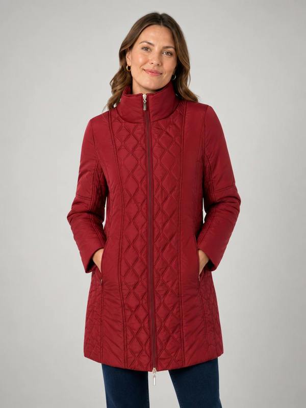 TIGI Diamond Quilt Coat