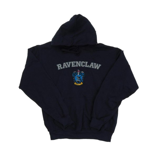 Harry Potter Womens/Ladies Ravenclaw Crest Hoodie - Navy Blue