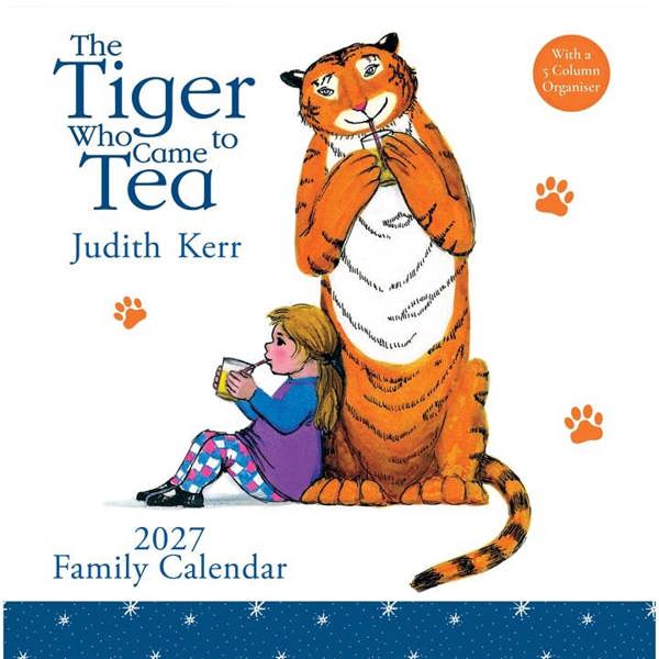 The Tiger Who Came to Tea Family Planner 2027, Family Planners, Month To View, History & Literature, Gift