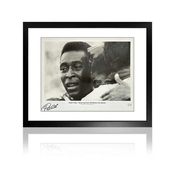 Pele Signed Brazil Deluxe Mount Frame 15 of 100