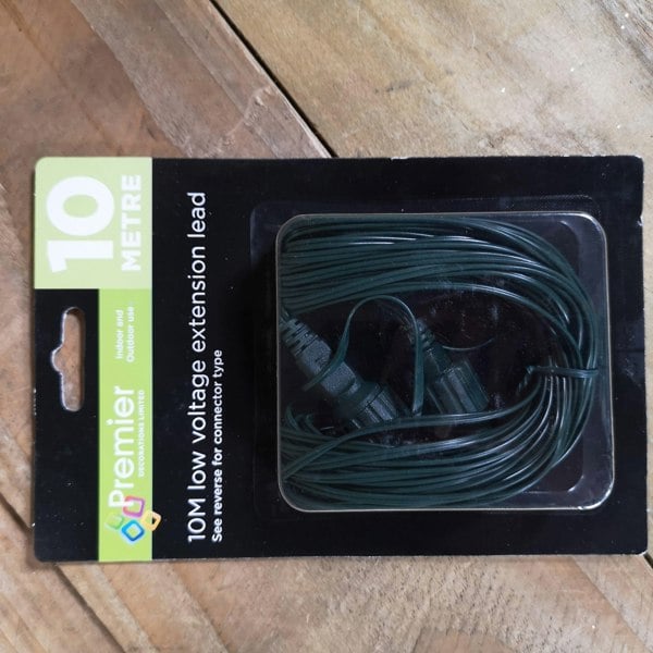 Samuel Alexander String Lights 10M Low Voltage Christmas Extension Lead