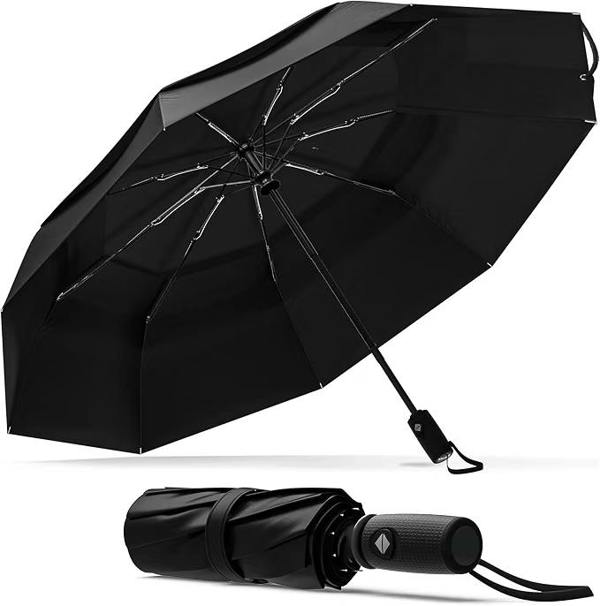 ATEK Windproof Folding Umbrella Auto Open Close Compact UV