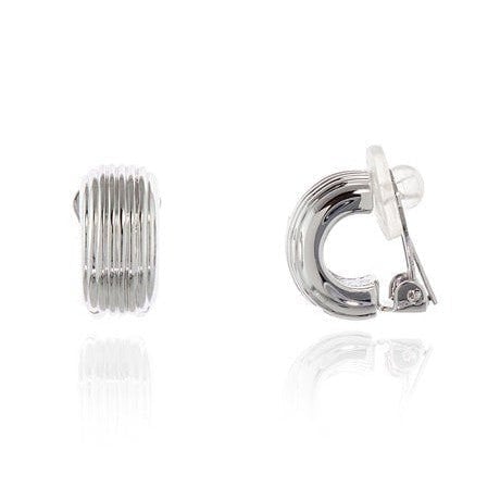 Cachet London Robbin Silver Clip On Earrings