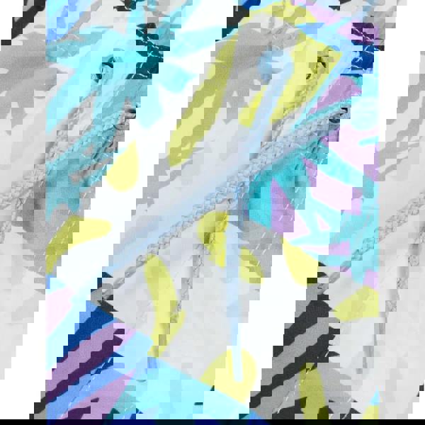 Speedo digital printed leisure blue multi palm tree swim trunks