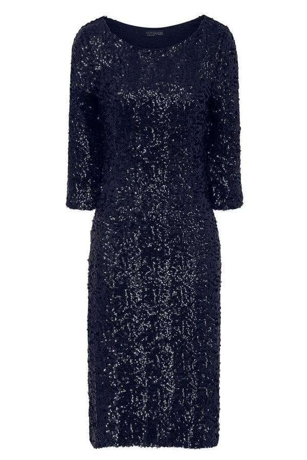 HotSquash Sequin Dress - Dark Blue Sequins - 12