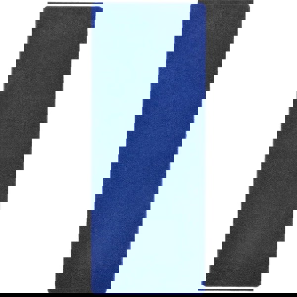 Modern Plain Blue Rug – Soft Short Pile