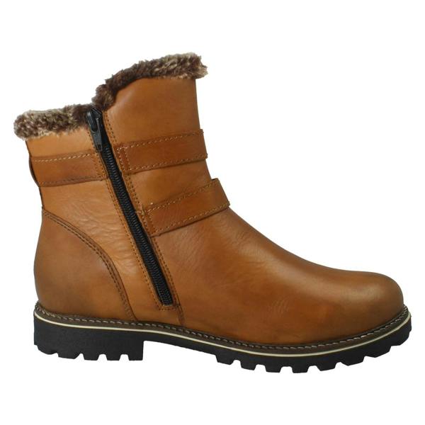 Remonte Ladies Remonte Lambskin Lined Leather RemonteTEX Zip Up Ankle Boots D8484