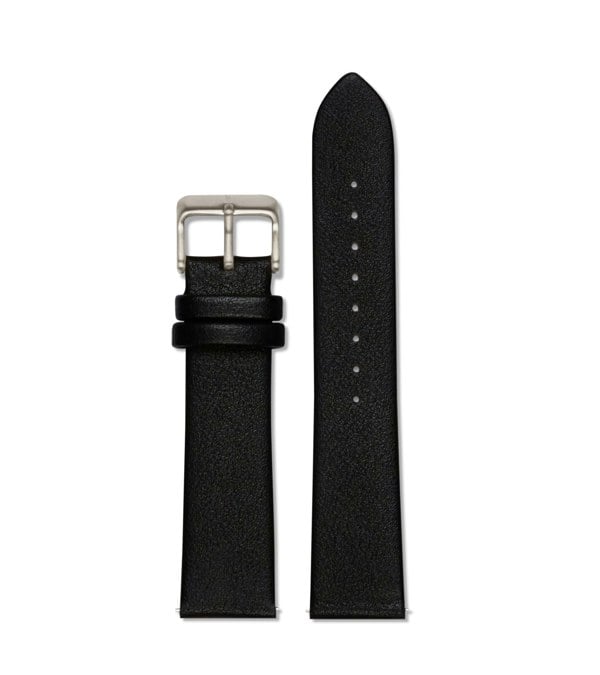 Votch Black with brushed silver buckle | 20mm