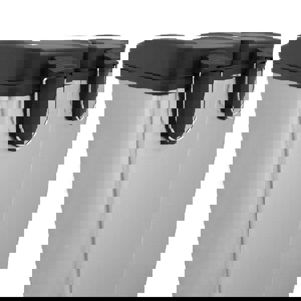 Monstershop 60L Dual Pedal Bin In Stainless Steel