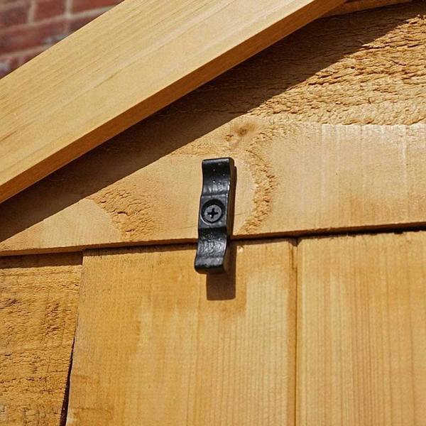 Haven Heritage 12 X Black Large 2" Turn Button Catches - Shed Door/Gate & Rabbit Hutch Latches