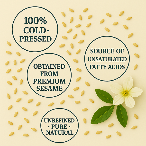 Ol'Vita Sesame Oil | Cold Pressed | Unrefined