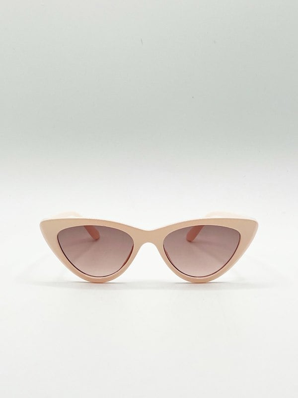 SVNX Light Pink Cateye Sunglasses